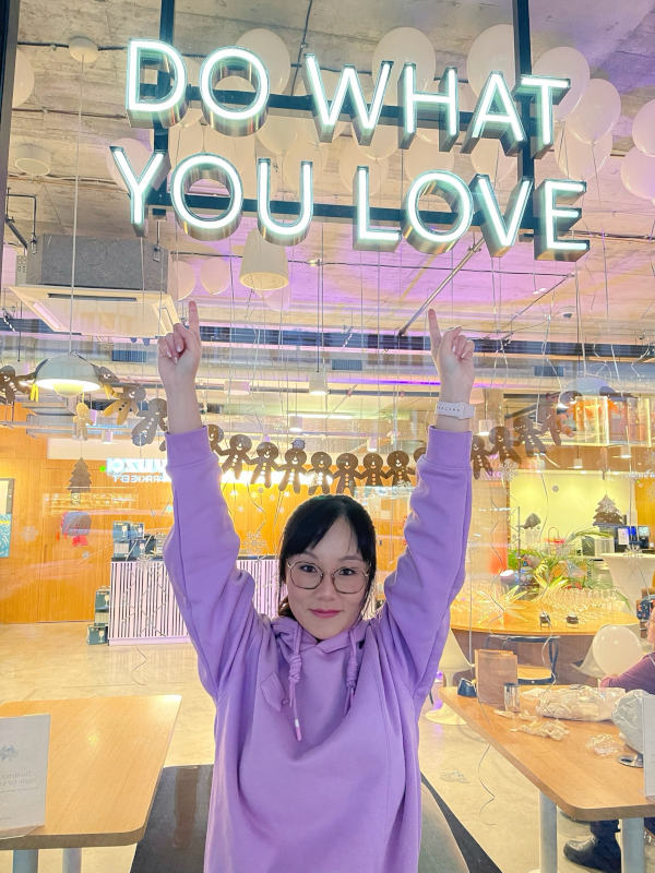 Dandan Chang Wang at the Women in Tech Breakfast